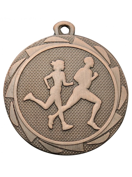 brązowy medal na zawody biegowe 45 mm