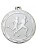 srebrny medal na zawody biegowe 45 mm